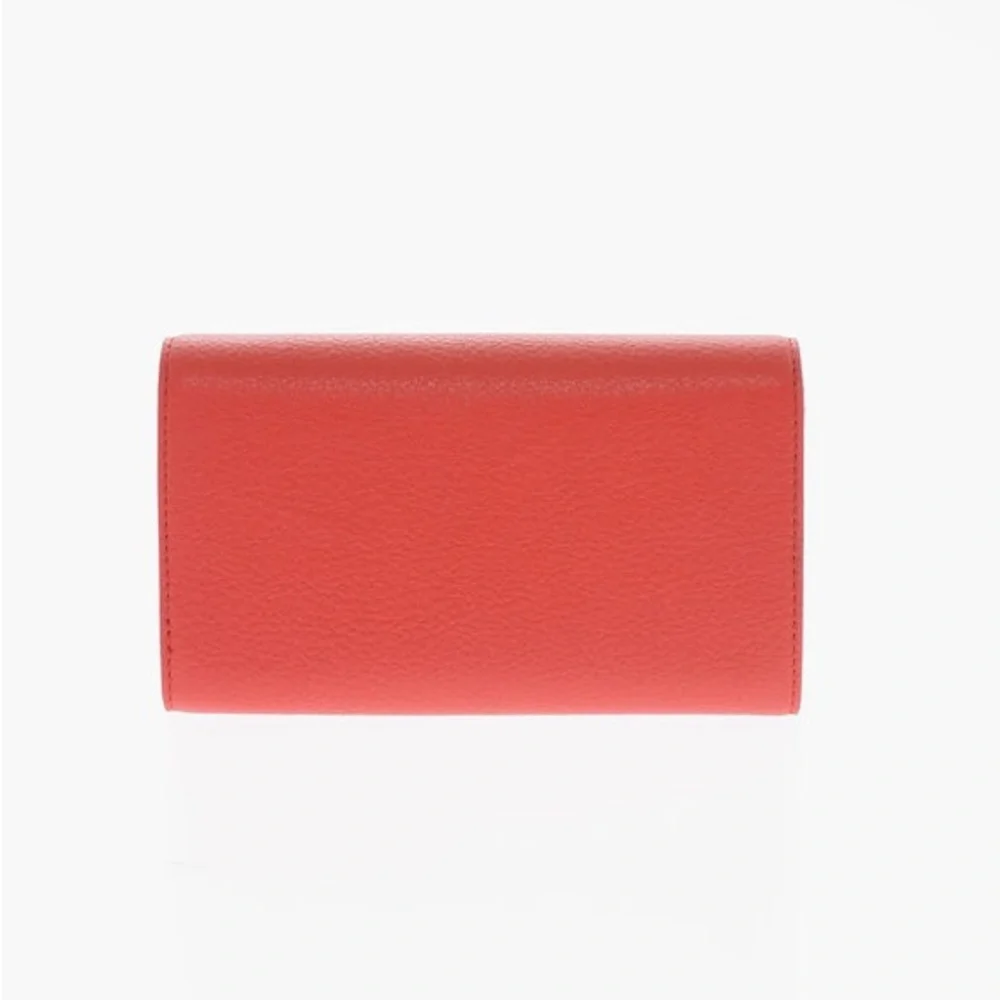 ❤️❤️❤️LOVE MOSCHINO RED LOGO EMBOSSED FAUX LEATHER WALLET ❤️❤️❤️ - Picture 5 of 9